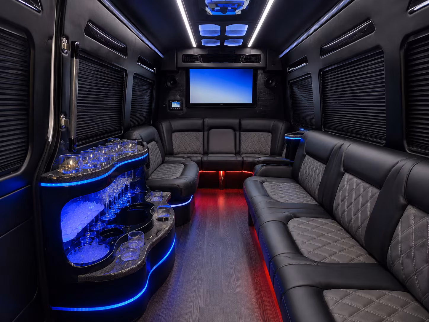 avondale private event transportation onboard seating